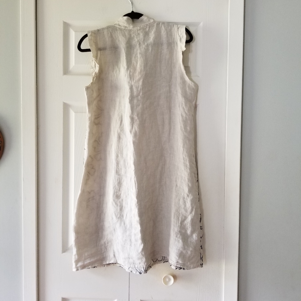 👗BELLBRA LINEN DRESS MADE IN ITALY - Picture 2 of 7
